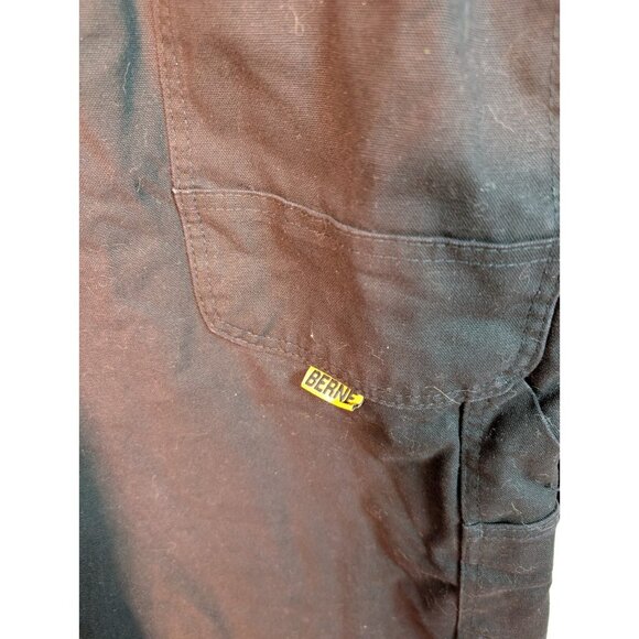 Berne Heritage Insulated Duck Bib Overall Men 4XL Reg B415BK 62 Waist Distressed - Picture 11 of 11